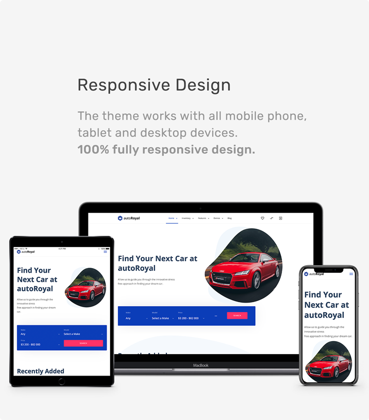 autoRoyal - Automotive Bootstrap Template